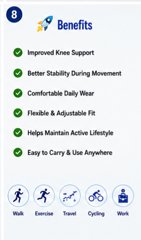 Knee Pads(Heavy Quality)Power Knee Brace Joint Support