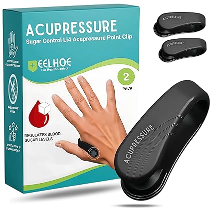 Acupressure Regulate Blood Sugar Levels Effective Relief Pack of 2