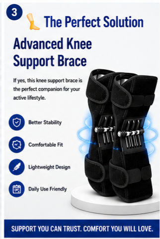 Knee Pads(Heavy Quality)Power Knee Brace Joint Support