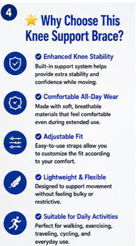 Knee Pads(Heavy Quality)Power Knee Brace Joint Support