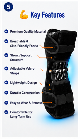 Knee Pads(Heavy Quality)Power Knee Brace Joint Support